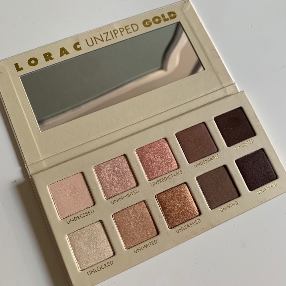 LORAC unzipped gold pallete